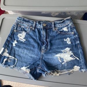 American Eagle Denim Ripped Shorts